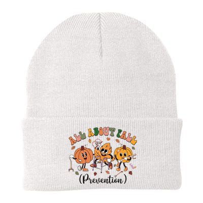 All About Fall Prevention Physical Therapy Funny Ot Ota Knit Cap Winter Beanie