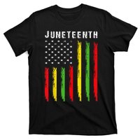 African American Flag Juneteenth Wo T-Shirt