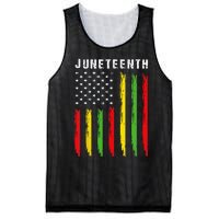 African American Flag Juneteenth Wo Mesh Reversible Basketball Jersey Tank