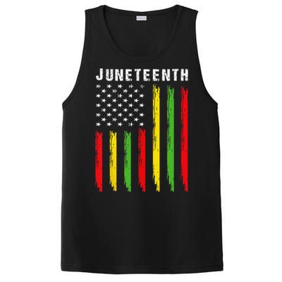 African American Flag Juneteenth Wo PosiCharge Competitor Tank