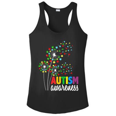 Autism Awareness Flower Autism Flower Ladies PosiCharge Competitor Racerback Tank