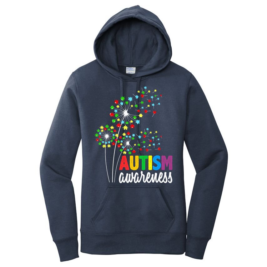 Autism Awareness Flower Autism Flower Women's Pullover Hoodie