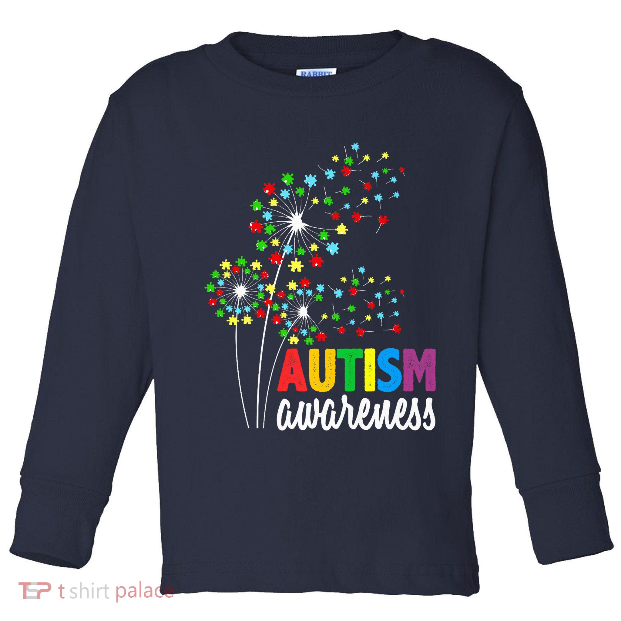 Autism Awareness Flower Autism Flower Toddler Long Sleeve Shirt