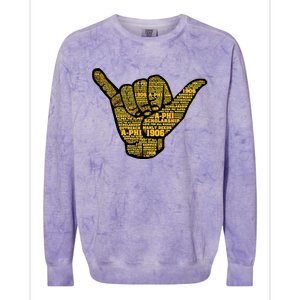 Alpha African Fraternity Hand Sign Words 1906 Colorblast Crewneck Sweatshirt