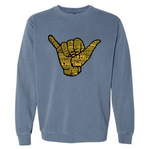 Alpha African Fraternity Hand Sign Words 1906 Garment-Dyed Sweatshirt