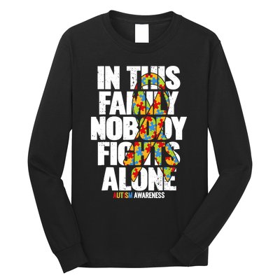 Autism Awareness Family Support Mom Autism Awareness Long Sleeve Shirt