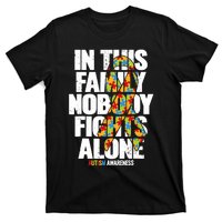 Autism Awareness Family Support Mom Autism Awareness T-Shirt