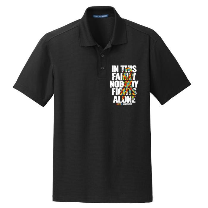 Autism Awareness Family Support Mom Autism Awareness Dry Zone Grid Polo