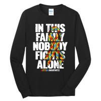 Autism Awareness Family Support Mom Autism Awareness Tall Long Sleeve T-Shirt