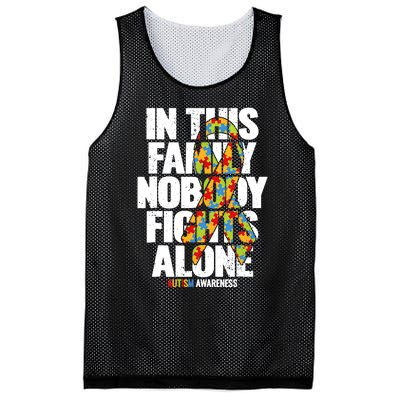 Autism Awareness Family Support Mom Autism Awareness Mesh Reversible Basketball Jersey Tank