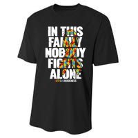 Autism Awareness Family Support Mom Autism Awareness Performance Sprint T-Shirt