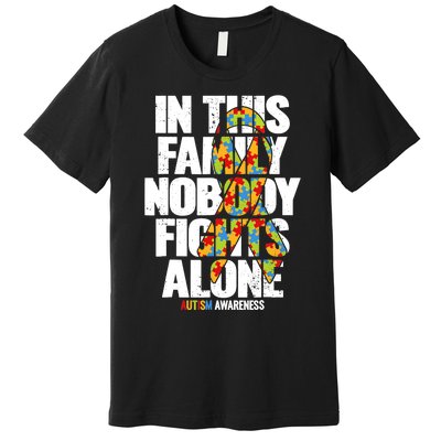 Autism Awareness Family Support Mom Autism Awareness Premium T-Shirt