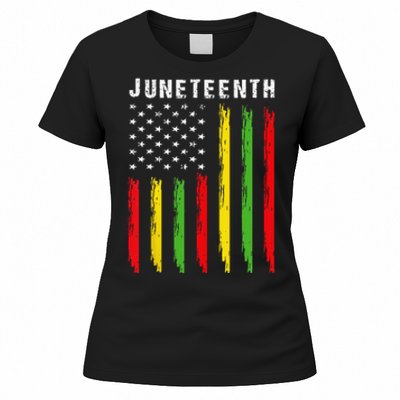 African American Flag Juneteenth Women's T-Shirt