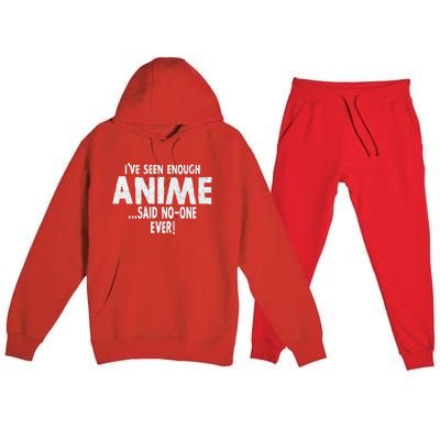 Anime Anime Gifts Forn Girls Premium Hooded Sweatsuit Set