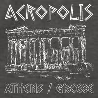 Acropolis Athens Greece Souvenir Greek Parthenon Vector Backpack