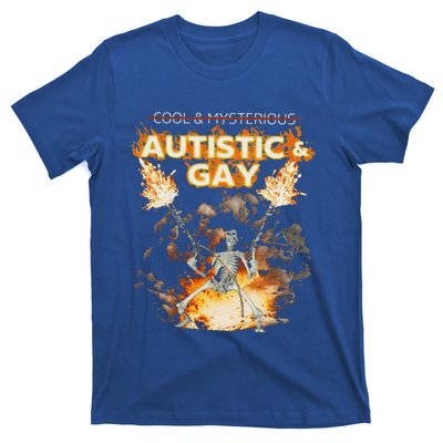 Autistic And Gay Skeleton T-Shirt