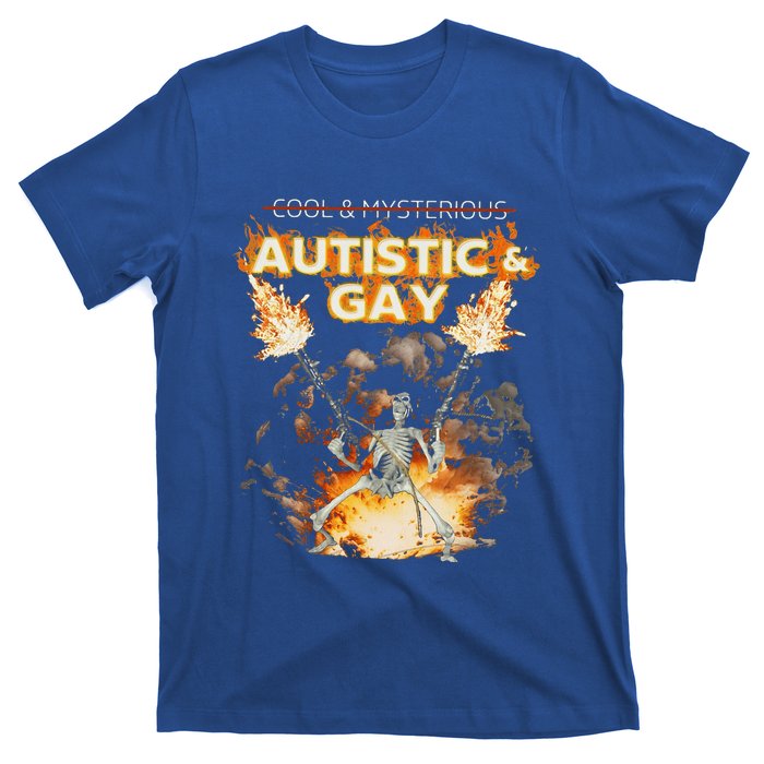 Autistic And Gay Skeleton T-Shirt