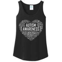 Autism Awareness Gift Heart Proud Support Month Gift Ladies Essential Tank