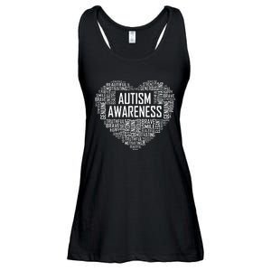 Autism Awareness Gift Heart Proud Support Month Gift Ladies Essential Flowy Tank