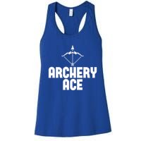 Archery Ace Gift Bow Arrow Club Competition Archery Gift Women's Racerback Tank