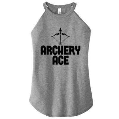 Archery Ace Gift Bow Arrow Club Competition Archery Gift Women's Perfect Tri Rocker Tank