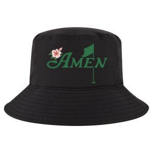 Amen Azalea Golf Masters Floral Golfing Enthusiast Cool Comfort Performance Bucket Hat