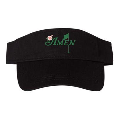 Amen Azalea Golf Masters Floral Golfing Enthusiast Valucap Bio-Washed Visor