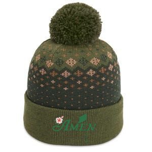 Amen Azalea Golf Masters Floral Golfing Enthusiast The Baniff Cuffed Pom Beanie