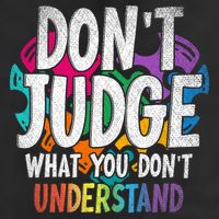 Autism Awareness Gifts Don't Judge What You Don't Understand  Golf Towel