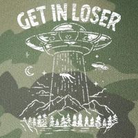 Alien Abduction Get In Loser Ufo Legacy Tie Dye Trucker Hat