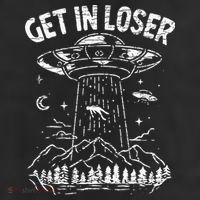 Alien Abduction Get In Loser Ufo Adult Drive Performance Visor