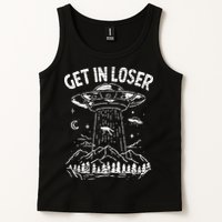 Alien Abduction Get In Loser Ufo Tank Top