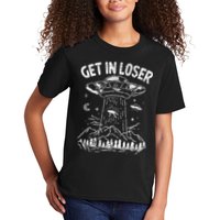 Alien Abduction Get In Loser Ufo Kids T-Shirt