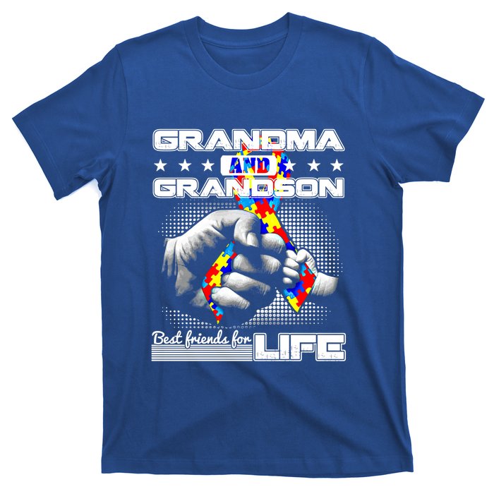 Autism Awareness Grandma Grandson Best Friend For Life Gift T-Shirt