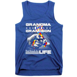 Autism Awareness Grandma Grandson Best Friend For Life Gift Tank Top