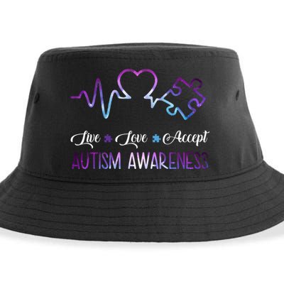 Autism Awareness Galaxy Sustainable Bucket Hat