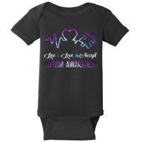Autism Awareness Galaxy Baby Bodysuit