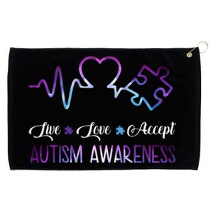 Autism Awareness Galaxy Grommeted Golf Towel