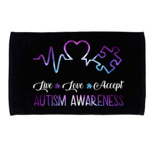 Autism Awareness Galaxy Microfiber Hand Towel