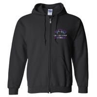 Autism Awareness Galaxy Full Zip Hoodie