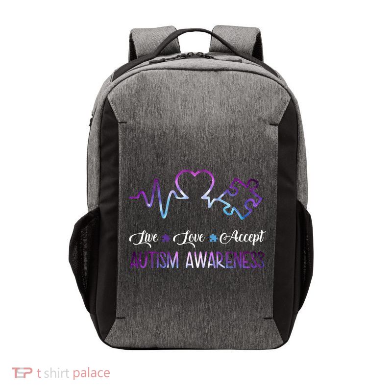 Autism Awareness Galaxy Vector Backpack