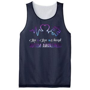 Autism Awareness Galaxy Mesh Reversible Basketball Jersey Tank