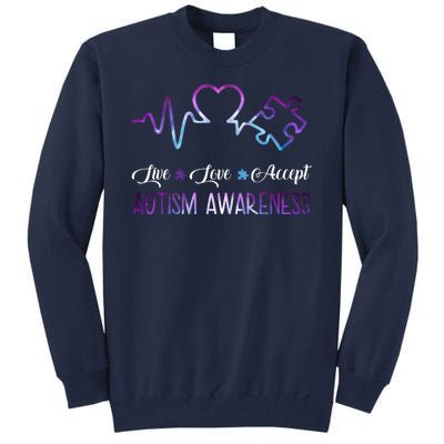 Autism Awareness Galaxy Tall Sweatshirt