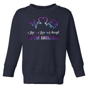 Autism Awareness Galaxy Toddler Sweatshirt