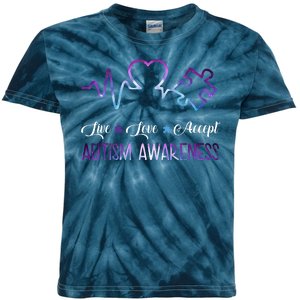 Autism Awareness Galaxy Kids Tie-Dye T-Shirt