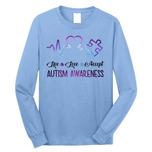 Autism Awareness Galaxy Long Sleeve Shirt