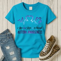 Autism Awareness Galaxy Womens T-Shirt