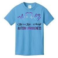 Autism Awareness Galaxy Kids T-Shirt