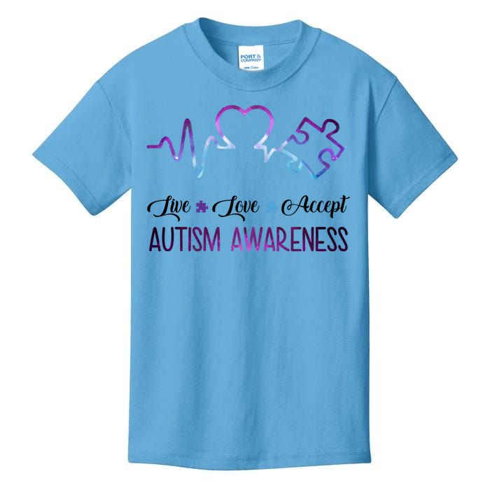 Autism Awareness Galaxy Kids T-Shirt