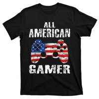 All American Gamer 4th Of July Video Games T-Shirt